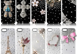 ブライトンネット、ラインストーンで飾られたiPhone5用「Decoration Case」