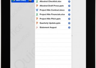 Google、Office編集アプリ「Quickoffice」iPad版を提供開始