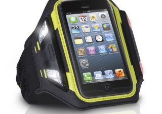 イメーション、iPhone5/iPod touch向けスポーツ用ケース「Sportwrap LED」