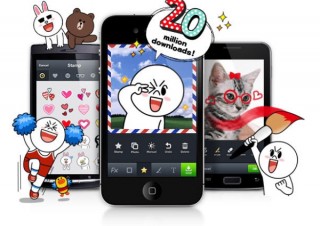 LINE、カメラアプリ「LINE camera」が約10カ月で累計2000万DLを突破！