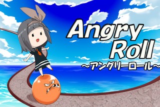 ボールに乗った少女をゴールまで運ぶiPhone向けアクションゲーム「AngryRoll」が公開