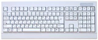 Ｎキーロールオーバー対応黒軸搭載キーボード