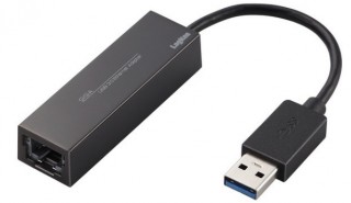 ロジテック、LANポートの無いデバイスでも有線LANの高速ネットができるUSB LANアダプタ