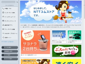 NTTコミュニケーションズ、中小企業やSOHO向けECサイト「NTTコムストア」を開設