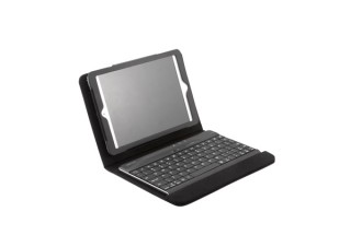 バッファロー、iPad mini用の保護ケース一体型ワイヤレスキーボード「BSKBB18BK」