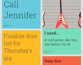 Google、オンラインノートを作成できる「Google Keep」をリリース