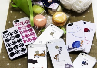 アイル、ネット発のキャラクターを用いたiPhone5用「にゃいふぉんケース」