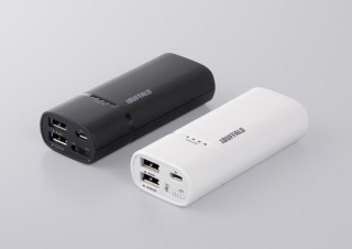 バッファロー、容量5200mAh「BSMPB04」などモバイルバッテリー2種を発売