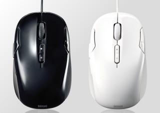 サンワ、Windows 8/7の特殊操作に対応した9ボタンマウス