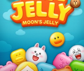 LINE GAME、キャラクターパズルゲーム第3弾「LINE JELLY」公開