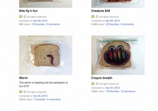 「お父さんが毎日サンドイッチの袋に書いてくれる絵」がすごいと話題に