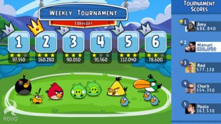 Rovio、iPhone/Android向けソーシャルゲーム「Angry Birds Friends」を提供開始