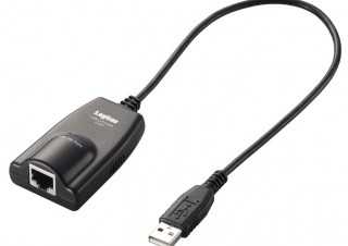 イーサネットがUSB2.0で利用可能 有線LANアダプタ