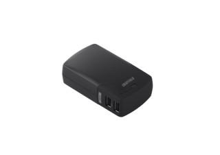 バッファロー、タブレット2台の同時急速充電に対応する、USBポート×4の充電器「BSMPBAC02」
