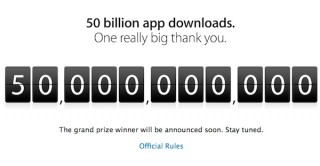 Appleの「App Store」、アプリのダウンロード数が累計500億本を突破