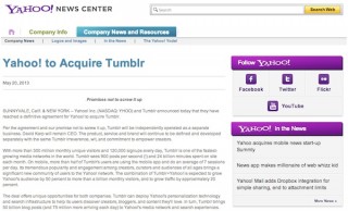 Yahoo!、Tumblrを買収と正式発表——買収額は11億ドル