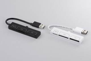 バッファロー、浅いスロットを採用したカードリーダー「BSCR16UD2」