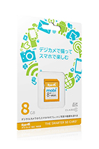 アイファイジャパン、無線LAN内蔵メモリカード「Eye-Fi Mobi」を発売
