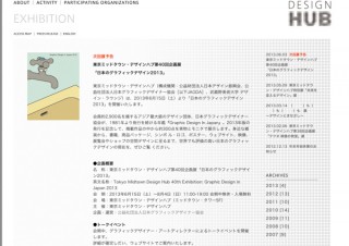 東京都／東京ミッドタウン・デザインハブ第40回企画展「日本のグラフィックデザイン2013」