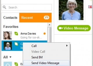 Skype、最大3分のビデオメッセージ機能を正式リリース