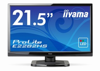 iiyama、21.5型ワイド液晶ディスプレイ「ProLite E2282HS」を発売