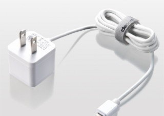 サンワサプライ、iPhone5向けのLightningケーブル一体型ACアダプタを発売