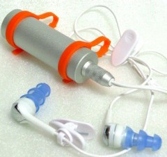 防水を実現　MP3プレイヤー