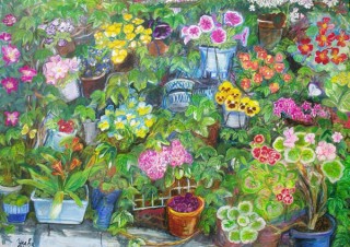 東京都／後藤友香個展 Part 1「花との日々」、Part 2「あなたの中の幻想世界」