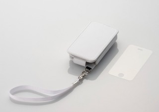 iPhone 3G用フラップ付きソフトレザーケース