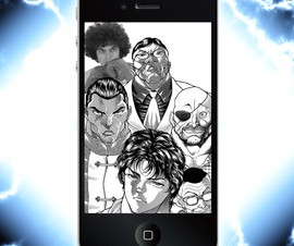 「グラップラー刃牙」のコマを使って撮影できるiPhoneアプリ「バキカメラッッ!!」公開