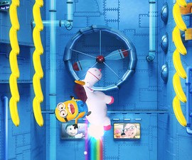 映画「怪盗グルーのミニオン危機一発」のスマホアプリ、公開1カ月で500万DL