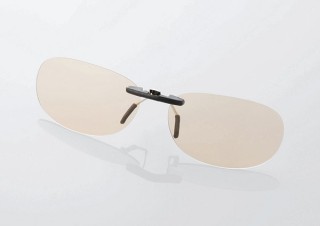 エレコム、ブルーライト対策用「PC GLASSES」のクリップオンモデルを発売