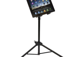 サンコー、ベッドやソファで楽にタブレットを使える三脚タブレットスタンド発売