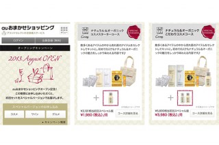 KDDI、専門家が選んだこだわりの商品を毎月届ける「auおまかせショッピング」