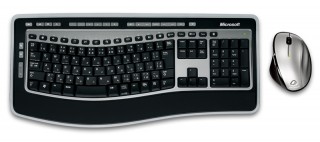 半透明素材を採用 レーザーマウス付キーボード