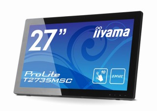 iiyama、27型の10点マルチタッチパネル液晶「ProLite T2735MSC」