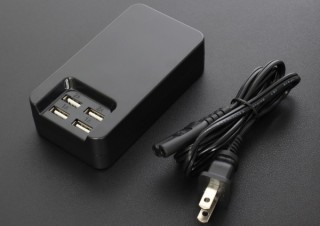上海問屋、いくつものモバイル機器を同時に充電できる4ポートUSB充電器を発売