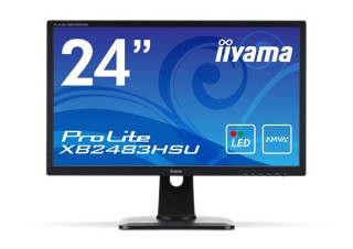 iiyama、AMVA+パネル採用の24型ワイド液晶ディスプレイ「XB2483HSU」
