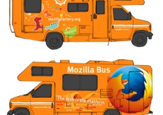 Mozilla、“すべての人にWebを届ける”発電機や衛星ブロードバンド車載局搭載のバス