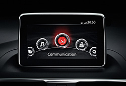マツダ、スマホと連携してWebアプリなどを利用できる「Mazda Connect」を新型車に搭載