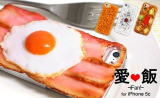 Hamee、食品サンプルケースがiPhone 5cに対応—焼きそばやベーコンエッグ