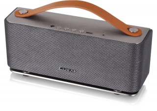 アスク、アルミボディとレザーストラップのBluetoothスピーカー「LUXA2 Groovy」