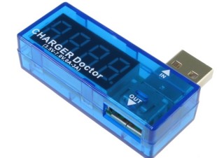 充電トラブルなど通電がうまくいかない時に、USB電流＆電圧チェッカー発売