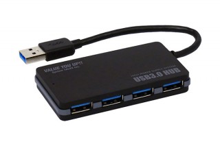 システムトークス、USB 3.0対応の4ポート搭載ハブ「USB3-HUB4SA」