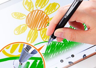 サンワサプライ、ペン先の入力位置が見やすい透明円盤タイプのタッチペンを発売