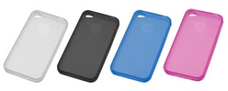 グリーンハウス、TPU素材のシェルカバー「iPhone 4用ソフトクリアシェル」発