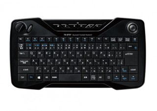 ミヨシ、トラックボールを搭載したBluetoothキーボードを発売