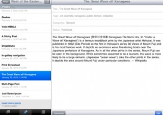 iPhone 4やiOS 4に対応した「WordPress」アプリ登場