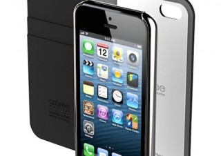 バンパー・ケース・ウォレットの3way使用、iPhone 5s用レザーケース