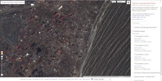 Googleが台風の被害を受けたフィリピン現地の衛星写真を公開